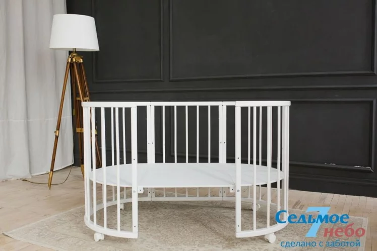 Кровать-трансформер 6-в-1 Меррй Хаппй 01 Комплект Белая / Merry Happy_8