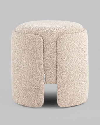 Пуф Такс букле (капучино) / Taks_2