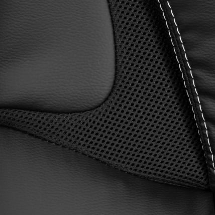 Кресло руководителя Камбридге металБЛ кож/зам/ткань, черный/черный, 36-6/11 / Cambridge metalBL_12