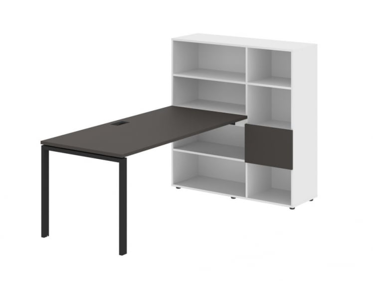 Рабочая станция ЕДИС ЕУРСТ 1217 Мокко Черный Белый / EDIS EURST_0