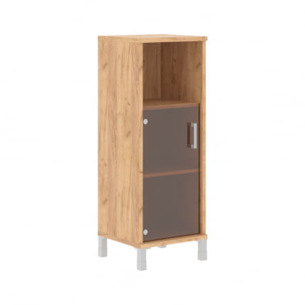 Стеллаж стекло тонированное В421.5 Л Дуб Бофорд / L_0