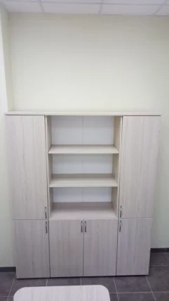 Шкаф высокий закрытый Глассй 6.19.13Л Туя / Glassy_2