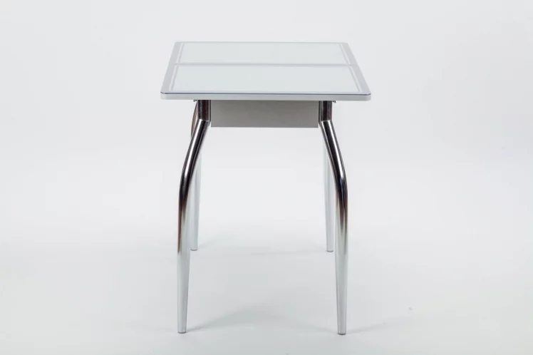 Стол обеденный Аспен КЗ(6195) серый,завитки серебро_3