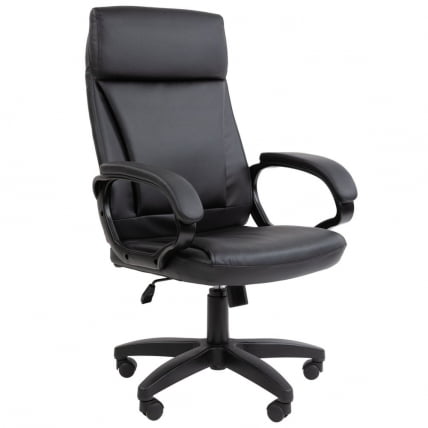 Кресло руководителя CХАИРМАН 794 ЛТ (ЛТ) экокожа Черный / CHAIRMAN (LT)_0