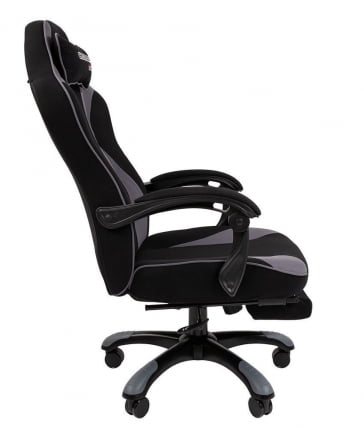 Кресло для геймеров CХАИРМАН ГАМЕ 35 Черный-св.серый / CHAIRMAN GAME_2