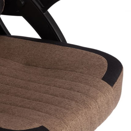 Кресло иВолф ткань, черный/коричневый / iWolf_9