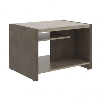 Стол журнальный ВООД&СТОНЕ СФ-531602 Дрифтвуд Бетон Чикаго темный / WOOD&STONE_0