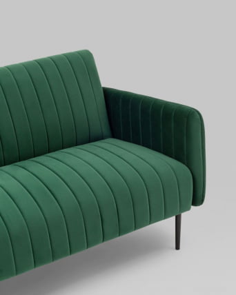 Диван прямой Дрезден велюр Зеленый_8