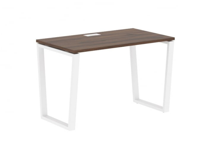 Стол письменный ЕДИС ЕВСТ 1167 Дуб Денвер темный Белый / EDIS EVST_0