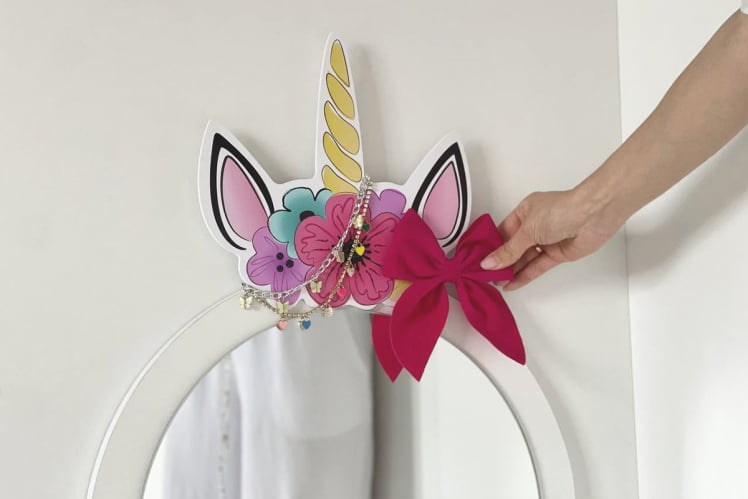 Набор детский Единорожка МК-0020 Белое дерево/белый (плюш) / MK-0020_13