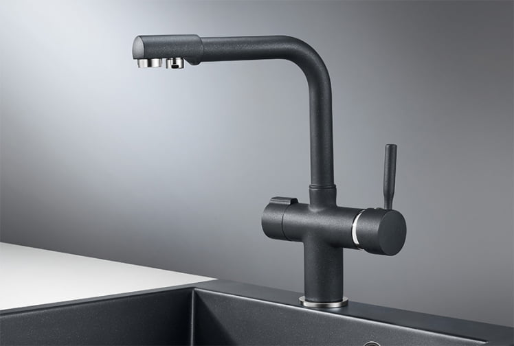 Кухонный смеситель ГРАНУЛА 2088 Шварц / GRANULA_1