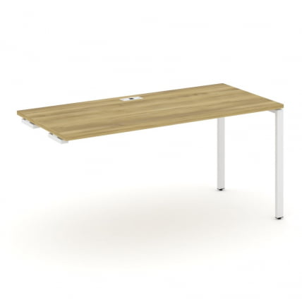 Стол приставка к опорным тумбам/шкафам CОНCЕПТ CН.ОСПР-004 Дуб Винченцо Белый / CONCEPT CN.OSPR-004_0