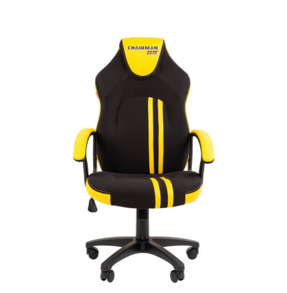 Кресло геймерское CХАИРМАН ДРАЙВ (ГАМЕ) 26 Новое (НЕВ) Черный-желтый / CHAIRMAN (GAME) (NEW)_1