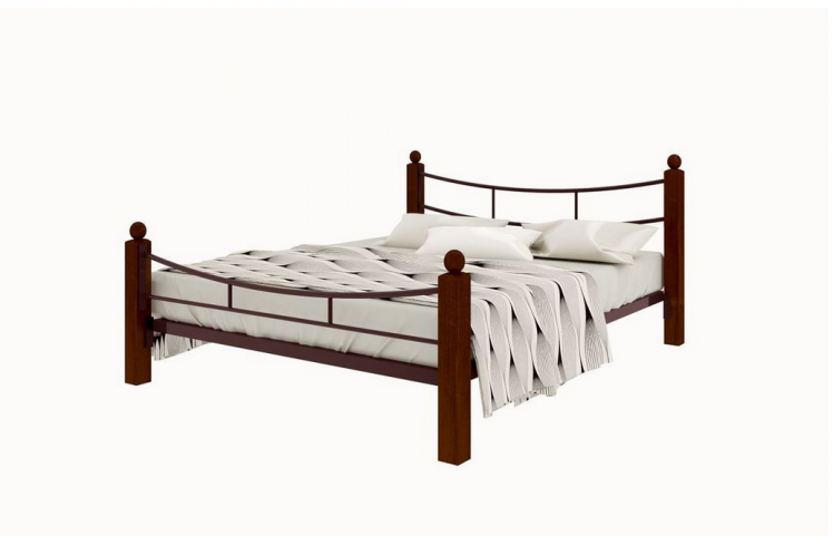 Кровать София Лукс плус 1200х1900 Медная шагрень / Lux plus_0