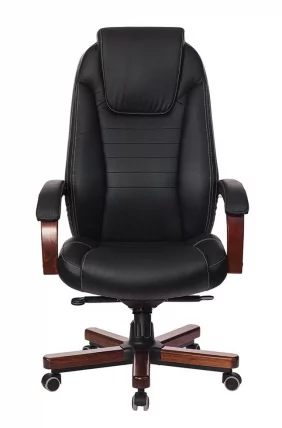 Кресло руководителя Бюрократ Т-9923ВАЛНУТ/БЛАCК / T-9923WALNUT/BLACK_1