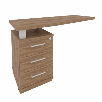 Тумба приставная Фирст КТП-2 (Л) Дуб Табак / First KTP-2 (L)_0