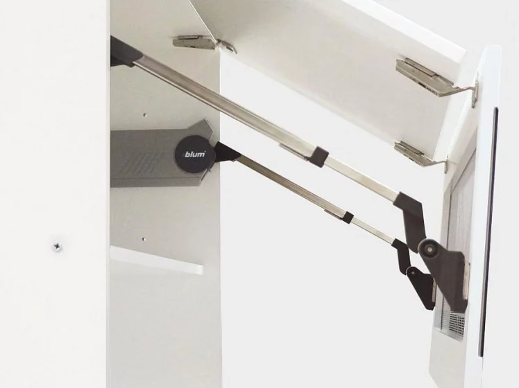 Шкаф-витрина кухонный (с системой плавного закрывания) Бьянка 102.80_2