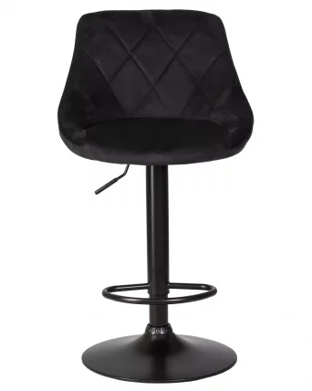 Стул барный ДОБРИН ЛОГАН БЛАCК Черный велюр МДЖ9-101 / DOBRIN LOGAN BLACK MJ9-101_5