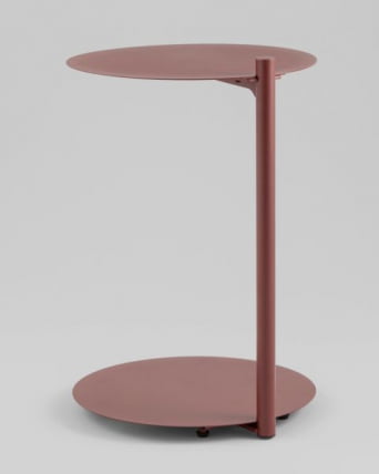 Журнальный столик Сиара металл бордовый / Siara_8