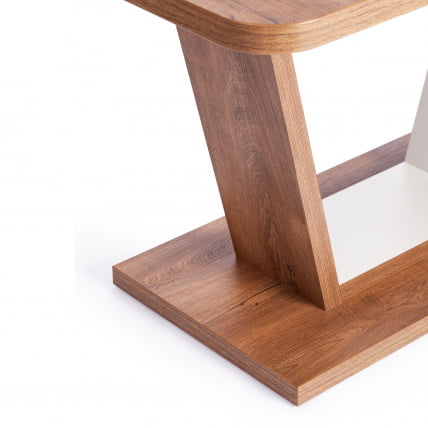 Стол обеденный ВОКС ЛДСП, 132-172кс85кс75,5 см, Дуб Канзас/Пепел / VOX 132-172x85x75,5_7