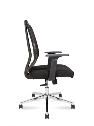 Кресло офисное ТЕМА СХРОМЕ ЛБ Черный / TEMA СHROME LB_2