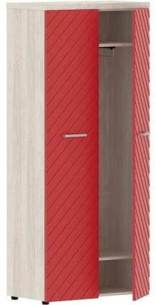 Гардероб Торр ЛУКС ТЛCВ 85 Сосна Эдмонд Красный / Torr LUX TLCW_1