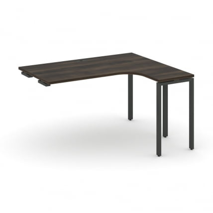 Стол-приставка к опорной тумбе/шкафу (правый) CОНCЕПТ CН.ОСАПР-006(Р) Дуб Мали Антрацит / CONCEPT CN.OSAPR-006(R)_0