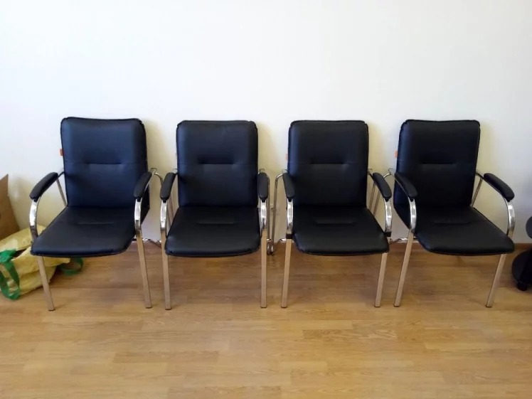 Кресло посетителя CХАИРМАН 850 Терра 118 черный / CHAIRMAN Terra_13