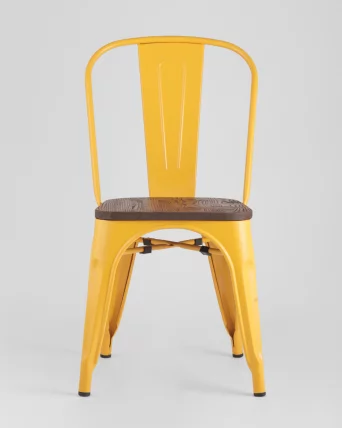 Стул Толикс Воод 850 Желтый / Tolix Wood_2