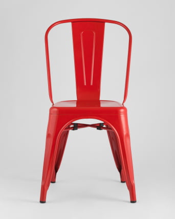 Стул ТОЛИКС с высокой спинкой Красный глянцевый / TOLIX_2