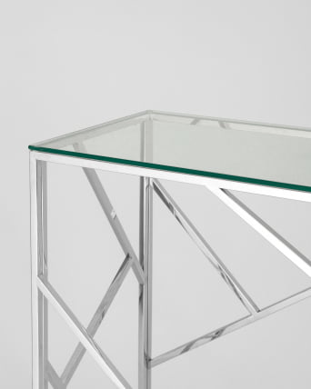 Консоль АРТ ДЕКО 120*40 Серебро_3