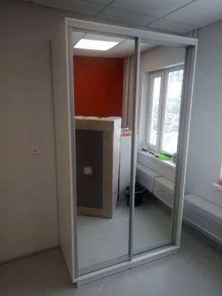 Шкаф-купе двухдверный Экспресс Хит Экспенс Белый снег_3