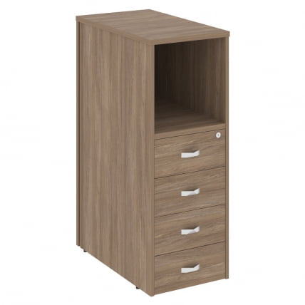 Тумба 4 ящика завершающая, левая ОНИКС О.Р-ТВ-4(Л) Дуб Аризона / ONIX O.R-TV-4(L)_0