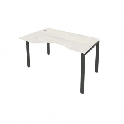 Стол письменный МЕТАЛ СЙСТЕМ Б.СА-2 Л Наварра/Антрацит / METAL SYSTEM_0