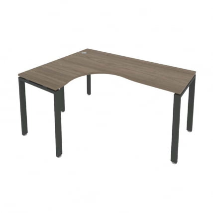 Стол письменный МЕТАЛ СЙСТЕМ БП.СА-4 Л Вяз/Антрацит / METAL SYSTEM_0