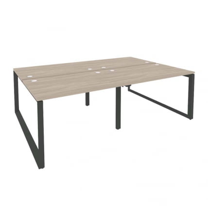 Рабочая станция на О-образном м/к ОНИКС О.МО-Д.РС-4.2.8 Дуб Аттик/Антрацит / ONIX O.MO-D.RS-4.2.8_0