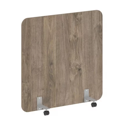 Перегородка на металлических опорах, на роликах Р-лине ДП.Р-120-120 Тиквуд Темный / R-line DP.R-120-120_0