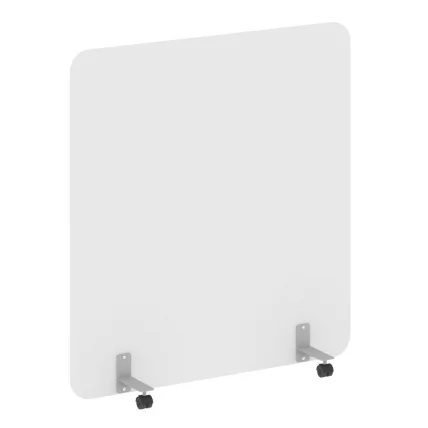 Перегородка на металлических опорах, на роликах Р-лине ДП.Р-140-150 Белый / R-line DP.R-140-150_0