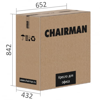 Кресло руководителя CХАИРМАН ДОМ (Хоме) 505 Черный / CHAIRMAN (Home)_5