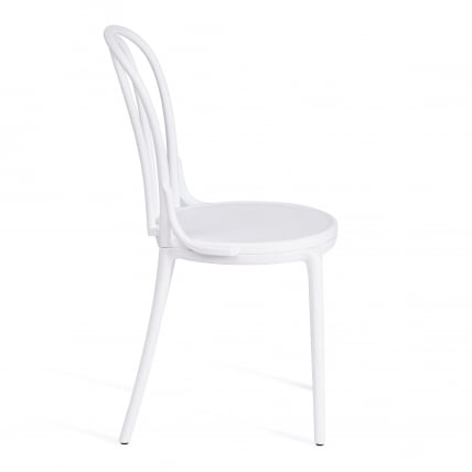 Стул ТХОНЕТ (мод. ПЛ62) пластик, 42 кс 52 кс 89 см, Вхите (Белый) 01 / THONET (mod. PL62) x x White_1