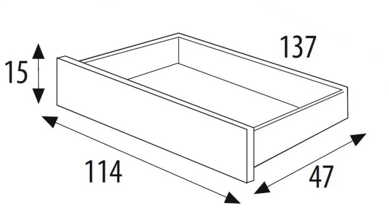 Ящик для кровати 120*60 Микуна CП-1405 санд / Micuna CP-1405 sand_2