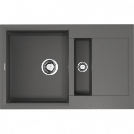 Мойка Омоикири Сакаиме 78-2-Пл Тетогранит/Платина / Omoikiri Sakaime 78-2-Pl Tetogranit/Платина_0