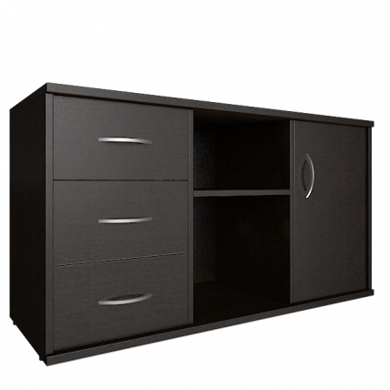 Тумба под оргтехнику сервисная Рива А.МТ-2 Венге Цаво / Riva_0