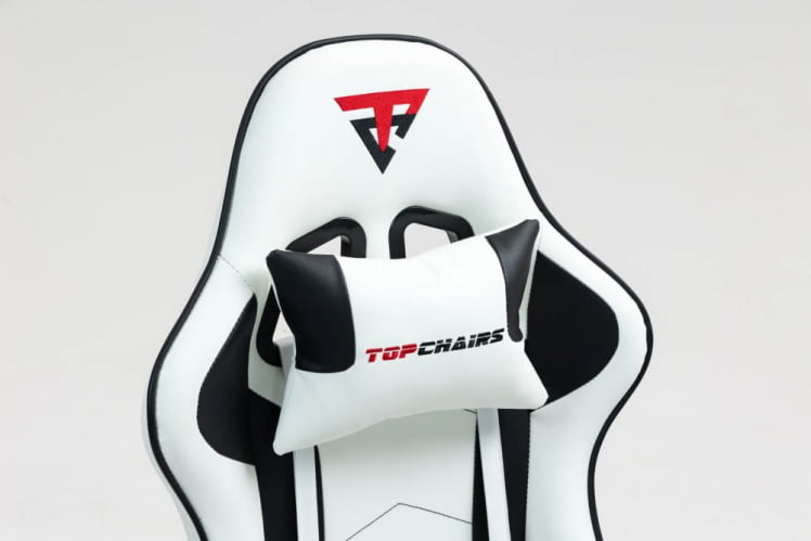 Кресло спортивное ТопЧаирс Шадов бело-черный / TopChairs Shadow_2