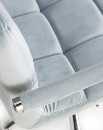 Офисное кресло для персонала ДОБРИН ТЕРРЙ Пудрово-голубой велюр МДЖ9-74 / DOBRIN TERRY MJ9-74_7