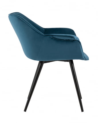 Стул Мэйсон Нев велюр Пыльно-синий / New_3