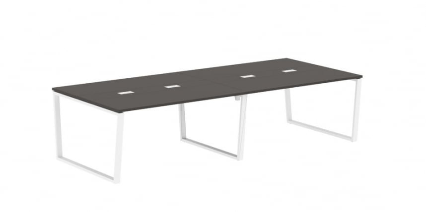 Стол переговорный ЕДИС ЕВCТ 3114 Мокко Мокко Белый / EDIS EVCT_0