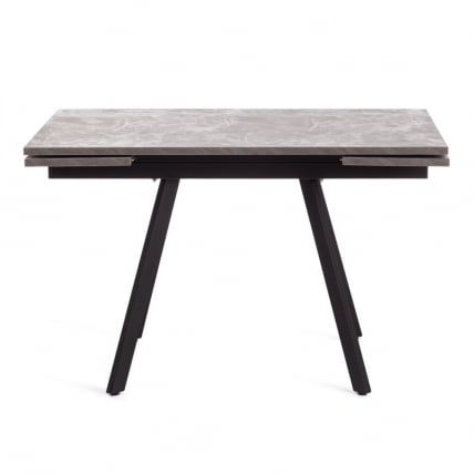 Стол ВИГО ЛДСП/ХПЛ/металл, 120 кс 80 кс 30 х 30 х 75 см, Мрамор черный/черный / VIGO ЛДСП/HPL/металл, x x_10