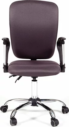 Офисное кресло для оператора CХАИРМАН 9801 Хроме темно-серый / CHAIRMAN Chrome_1