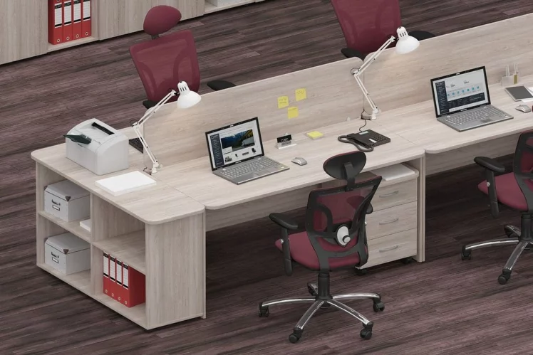 Набор мебели для персонала Глассй №1 / Glassy_2